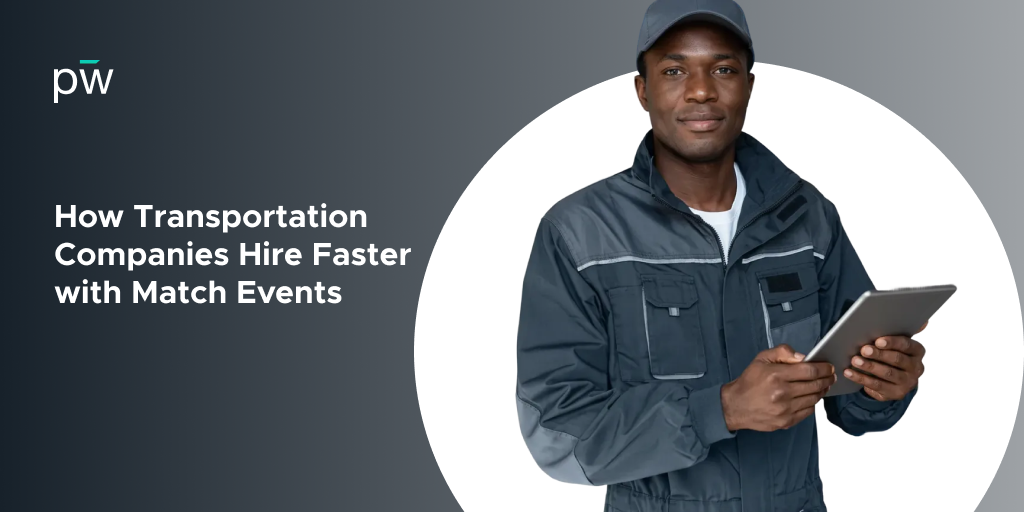 Man holding a tablet in a delivery driver uniform