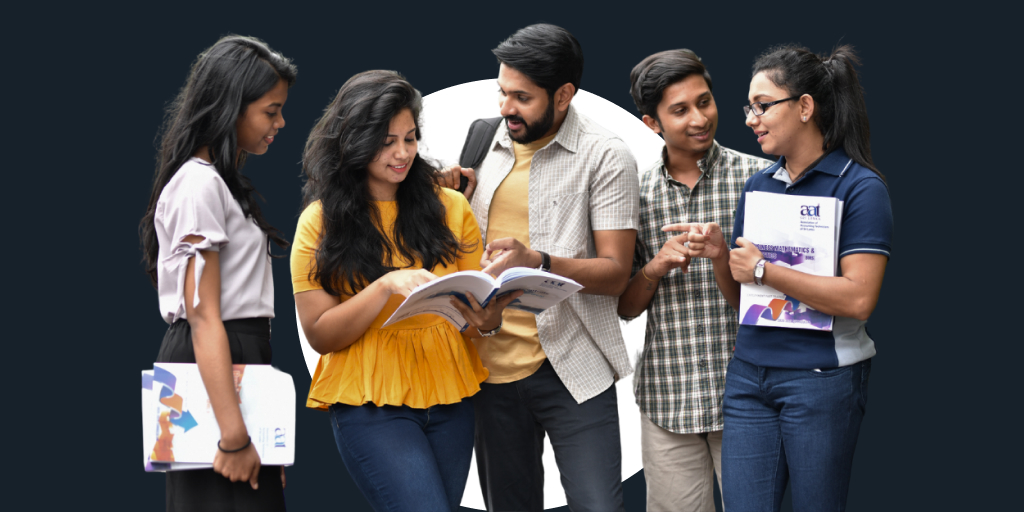 A group of younger workers in the middle the conversing, socializing and reading