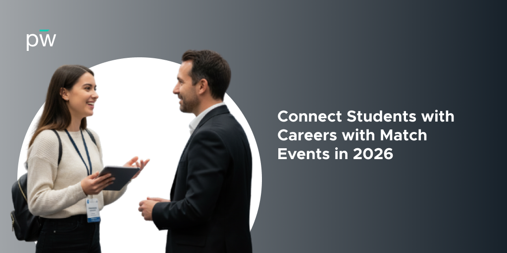 A student holding a book talking with a teacher