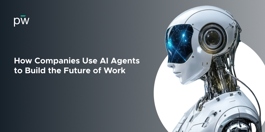 An AI robot looking away from the camera